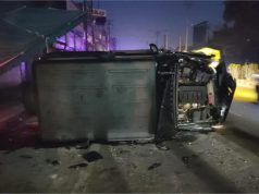 Ludhiana: तेज रफ्तार Thar ने बाइक सवार को उड़ाया, टक्कर इतनी जबरदस्त कि पलट गई गाड़ी