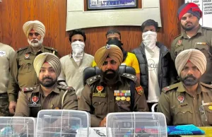 Kapurthala में पुलिस ने तीन बदमाशों को गिरफ्तार किया,कारतूस समेत 4 अवैध पिस्तौल बरामद