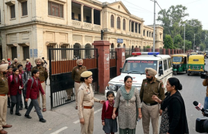 पंजाब में रेलवे ट्रैक-एयरपोर्ट पार्किंग में ब्लास्ट की धमकी:लुधियाना-संगरूर के स्कूलों को भी उड़ाने का थ्रेट; पुलिस ने खाली कराए, सर्च ऑपरेशन जारी