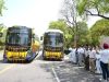 मान सरकार का एक और बड़ा तोहफा, परिवहन मंत्री हरपाल चीमा ने 19 नई वोल्वो बसों को दिखाई हरी झंडी