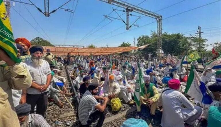 53 trains cancelled as farmers continue protest at Shambhu tracks