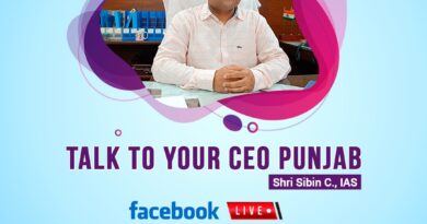 Punjab CEO Sibin C to go live on Facebook soon, to interact with voters
