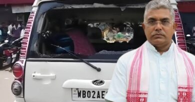 BJP candidate Dilip Ghosh’s convoy attacked in Bengal
