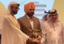 Journalist Ramandeep Singh Sodhi received the ‘Best Journalist of Punjabi Diaspora’ award in Dubai