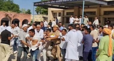 Clashes between Congress and BJP supporters in Hisar, 61 percent voting till 5 pm