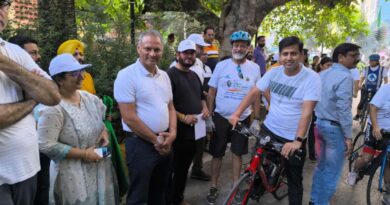 Chairman, DC flag off cyclathon to mark Gandhi Jayanti, promote cleanliness