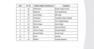 AAP announces 11 candidates for Delhi assembly polls