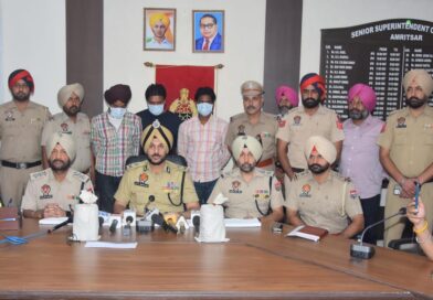 PUNJAB POLICE BUSTS TRANS-BORDER NARCOTIC SMUGGLING RACKET; THREE HELD WITH 1KG ICE, 1KG HEROIN