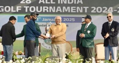 Rupinder Singh SSP VB wins overall All India Police Golf Championship