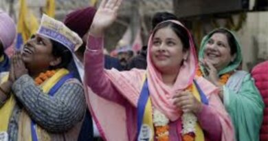 CM Mann’s wife Dr. Gurpreet Kaur campaigns for AAP in Delhi elections