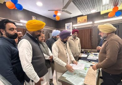 Revenue Minister Hardip Singh Mundian conducts surprise check of Bathinda Tehsil Office