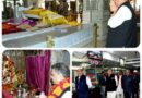 MP Arora pays obeisance at Shree Durga Mata Mandir and Gurdwara Dukh Niwaran Sahib