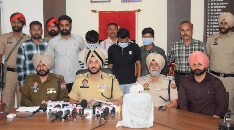 PUNJAB POLICE BUSTS CROSS-BORDER DRUG CARTEL; WOMAN KINGPIN AMONG FOUR HELD WITH 5.2KG HEROIN