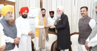 Speaker Punjab Vidhan Sabha extends warm welcome to the Chief Minister Haryana and Speaker Haryana Vidhan Sabha