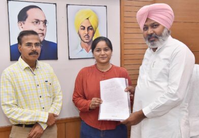 FINANCE MINISTER HARPAL SINGH CHEEMA HANDS OVER APPOINTMENT LETTERS TO 11 NEWLY APPOINTED SECTION OFFICERS