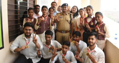 SSP Shubham Agarwal inspires students to set goals and work hard to achieve them
