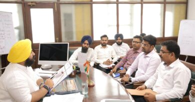 HARJOT BAINS DIRECTS NHAI OFFICIALS TO ACCELERATE SRI KITARPUR SAHIB-NANGAL HIGHWAY PROJECT