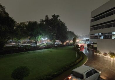 Sudden rain and darkness bring relief from heat wave in Chandigarh