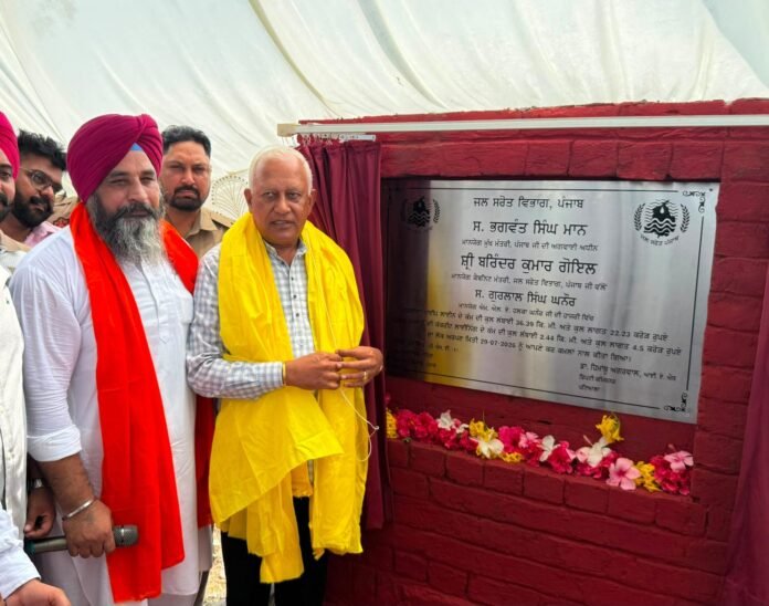 ghanaur lift irrigation-based canal projects