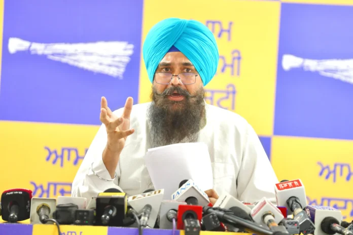 AAP MP Malvinder Singh Kang
